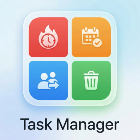 Task Manager - App quản lý công việc hiệu quả theo Ma trận Eisenhower